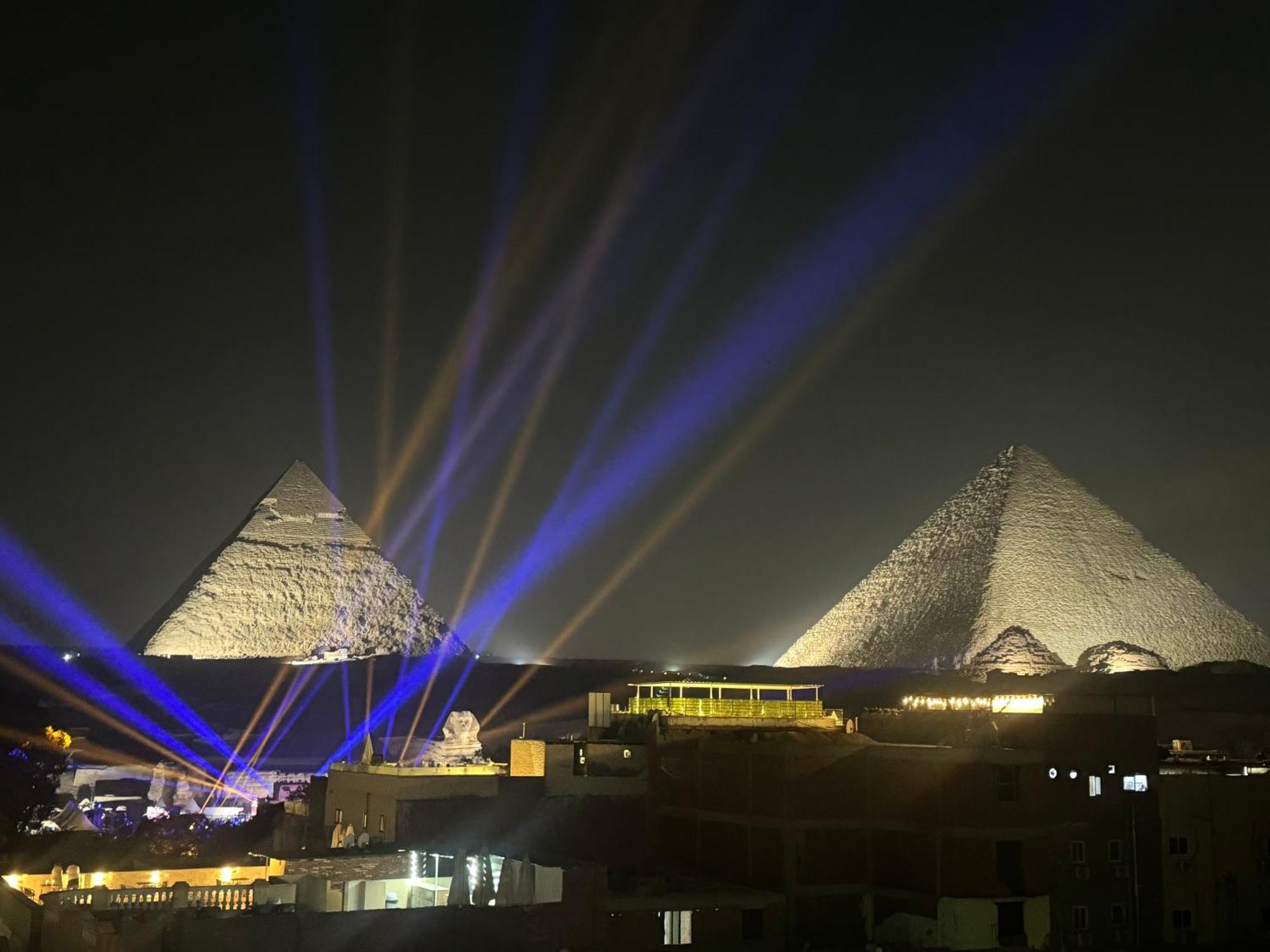 Pyramids And Sphinx Hotel Kafret el-Gabal Kültér fotó